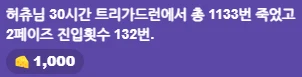 버튜버) 허츄 트리가드 런 센 용자 나옴