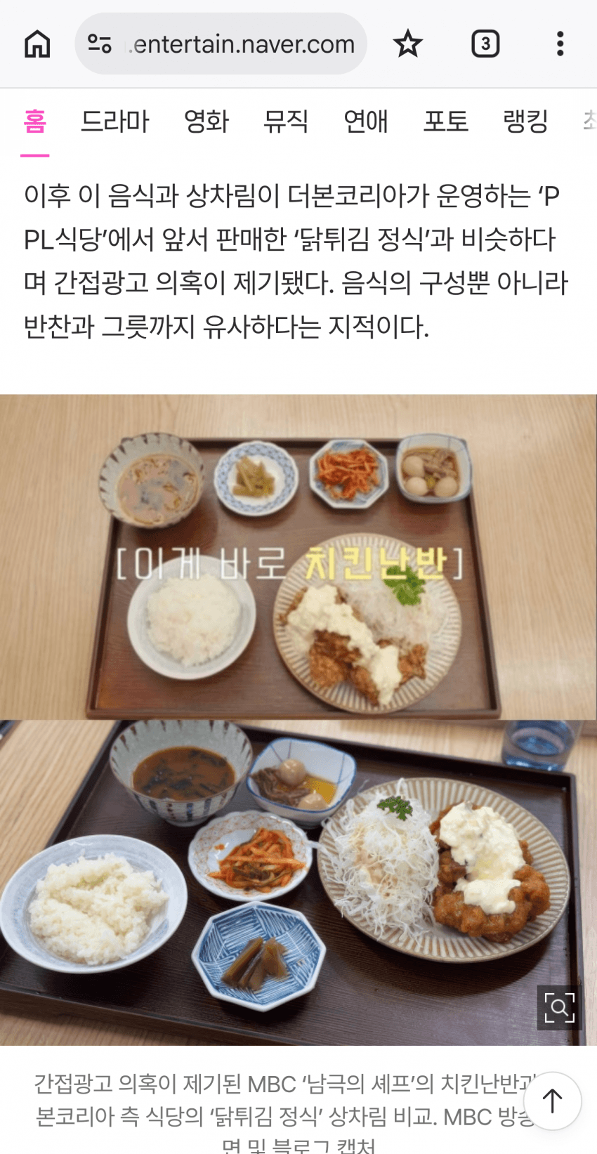 남극의 셰프 치킨난반, 제재 무리 (2)
