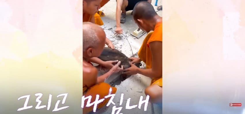 의문의 울음 소리에, 사찰 바닥 직접 부순 스님들.jpf (14)
