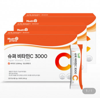 [지마켓] 고함량 비타민C 3000 100포 x 3박스 (21,500원/무료)