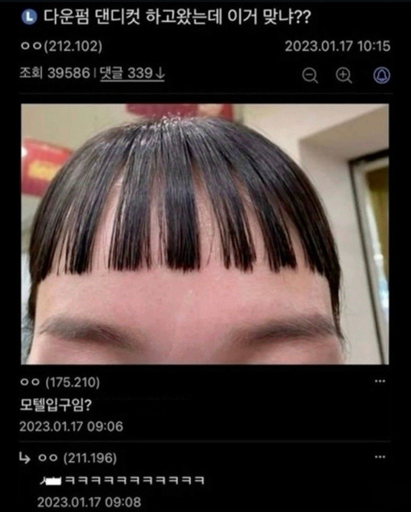 고전) 커뮤니티 유머글 모음 (7)