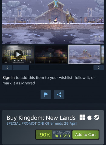 [스팀] Kingdom: New Lands