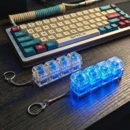 아빠새) LED 4구 키캡 키링 4,900원 (무배)