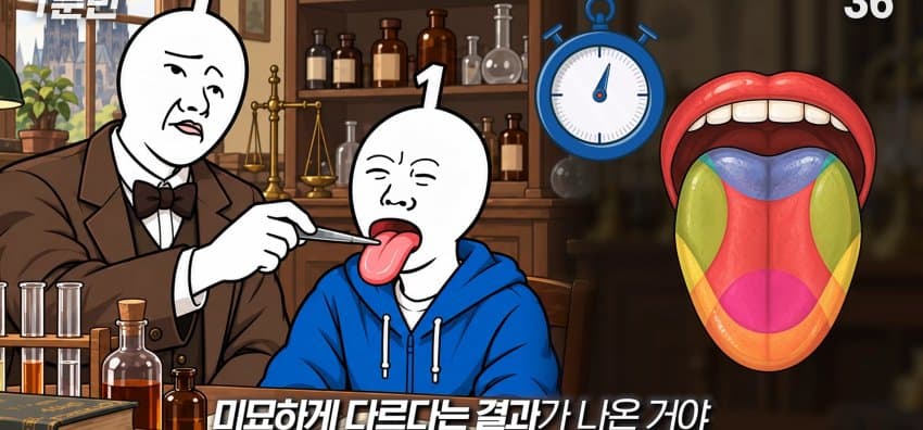 학교에서 배운 '혀 맛' 지도가 잘못됐다..? (17)