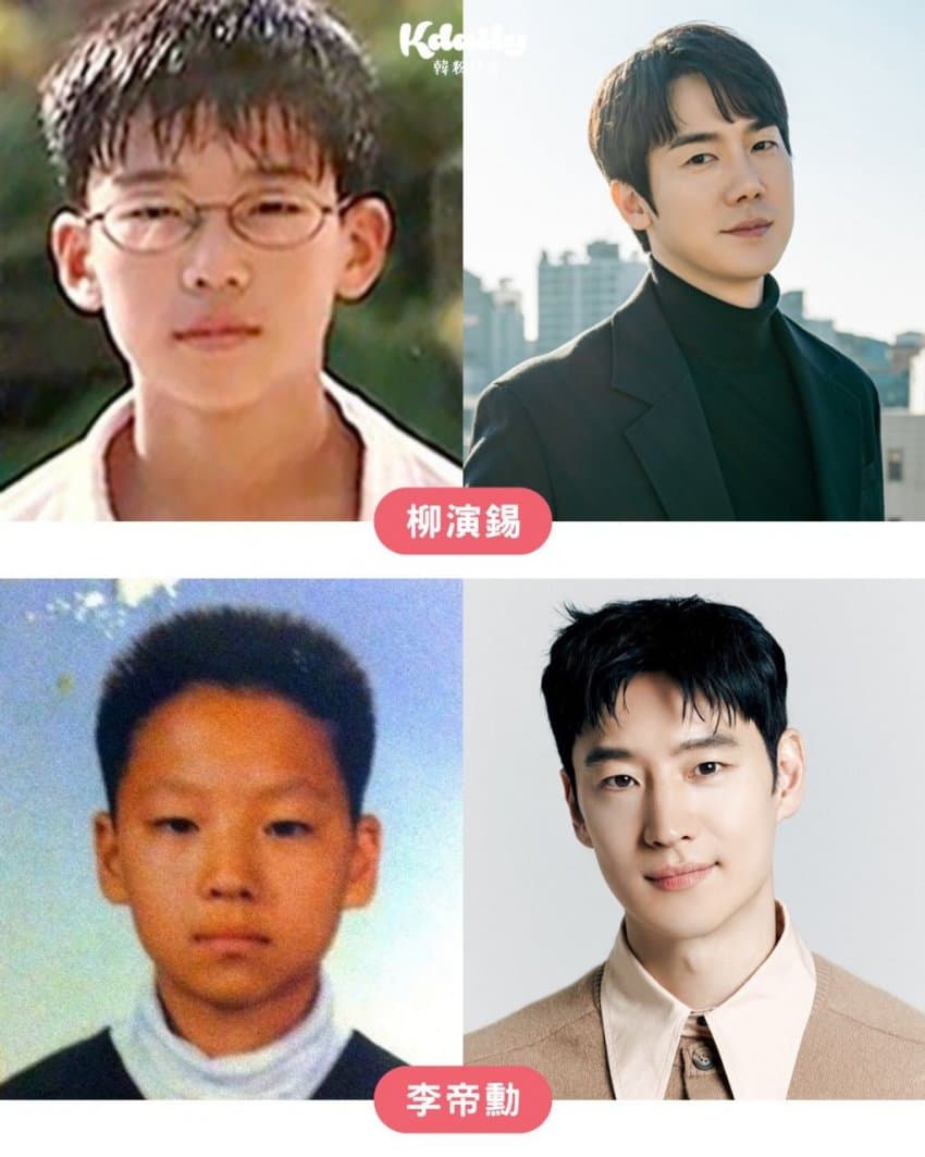 남자 배우들 어릴적 모습과 현재 모습 (24)