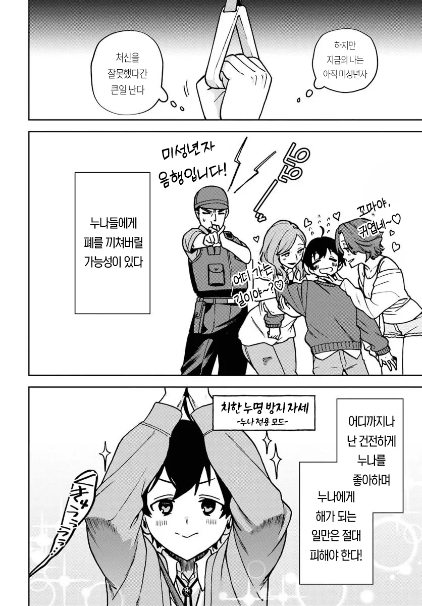 누나사랑꾼 누나성벽 남고딩 만화 (9)