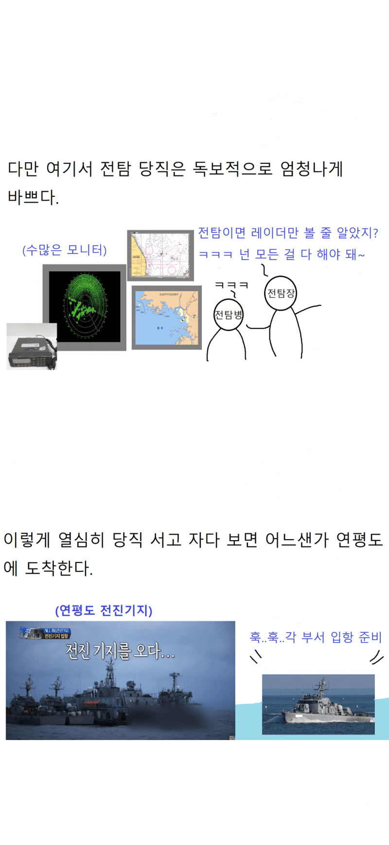 참수리 고속정에서 군 생활 한 만화 (8)