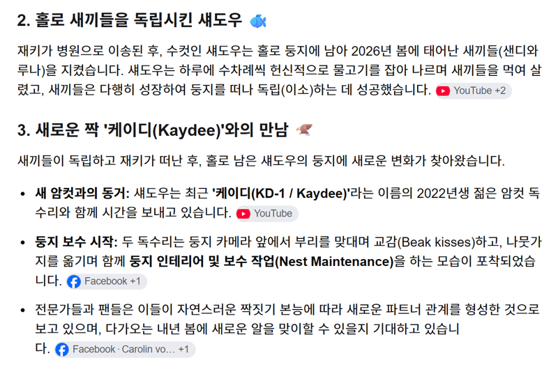 혹한 속 독수리 부부 (2)