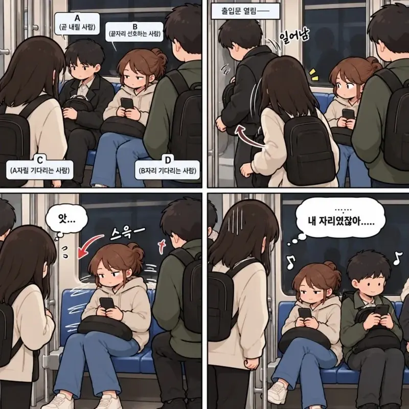 지하철 짜증날때