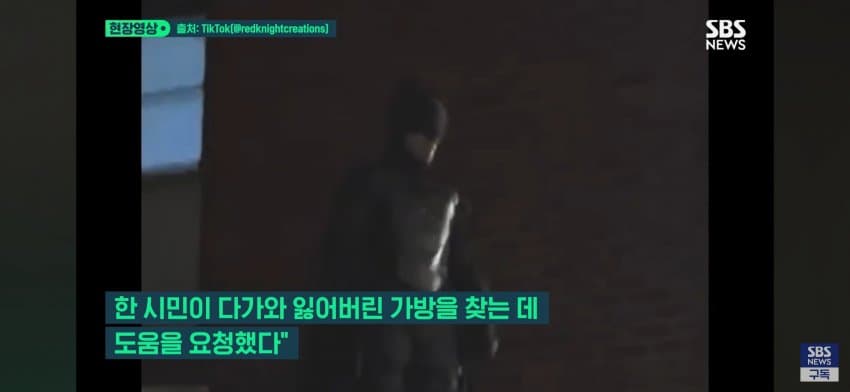 '배트맨이야' 진짜 '고담 시티' 개막? 날치기범 '혼비백산' (14)