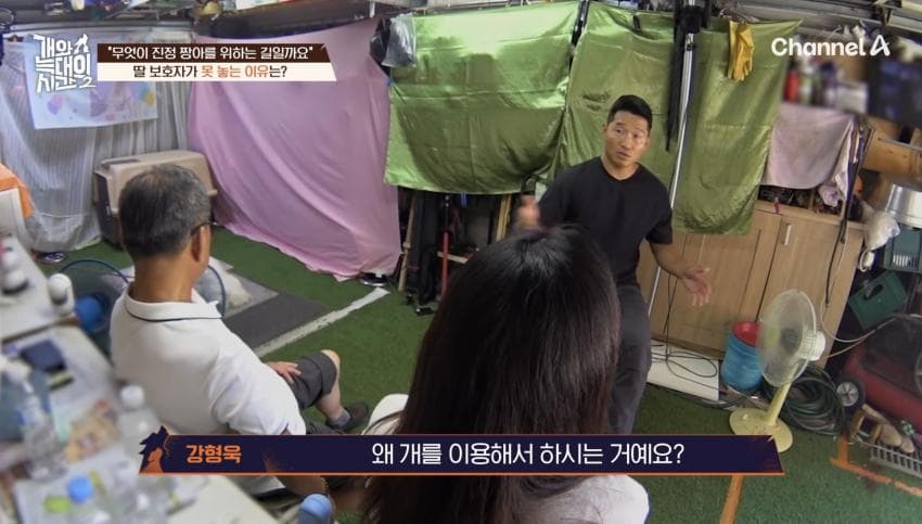 싱글벙글 반려견이 스트레스 받는데도 방송 촬영은 멈출 수 없다는 보호자 (37)