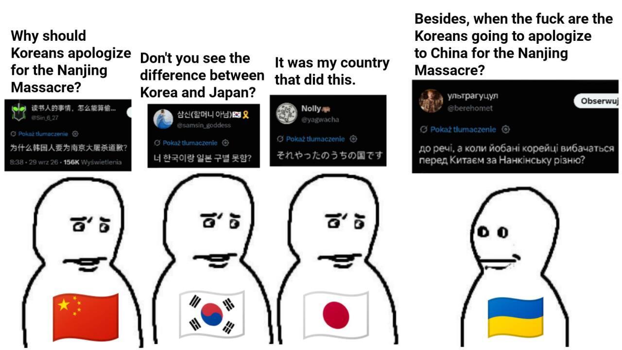 멍청한 우크라이나 때문에 어이없어 하는 한중일 ㅋㅋㅋ