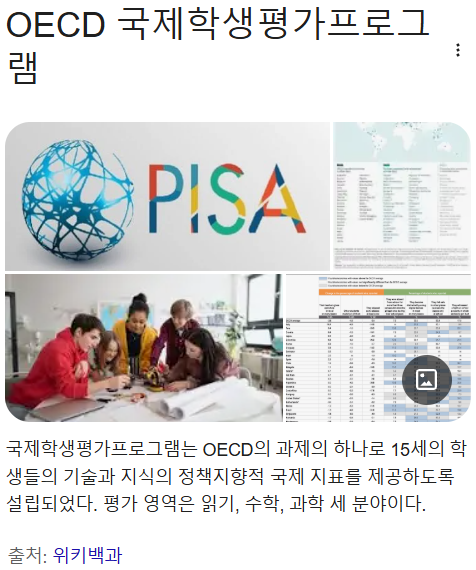 학생들의 수학 실력이 뛰어난 나라 순위 (2)