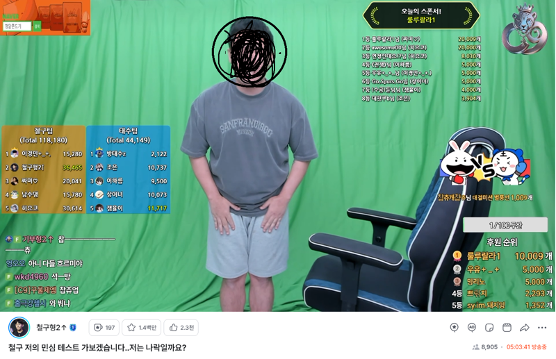 뉴스에 나오건 경찰서에 갔다오건 방송이 가능한그곳