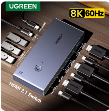 [알리] UGREEN HDMI KVM 스위치 8K 60HZ 4K240HZ