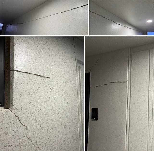 입주 1년차에 크랙 갔다는 강동구 둔촌동 올림픽파크포레온 (3)