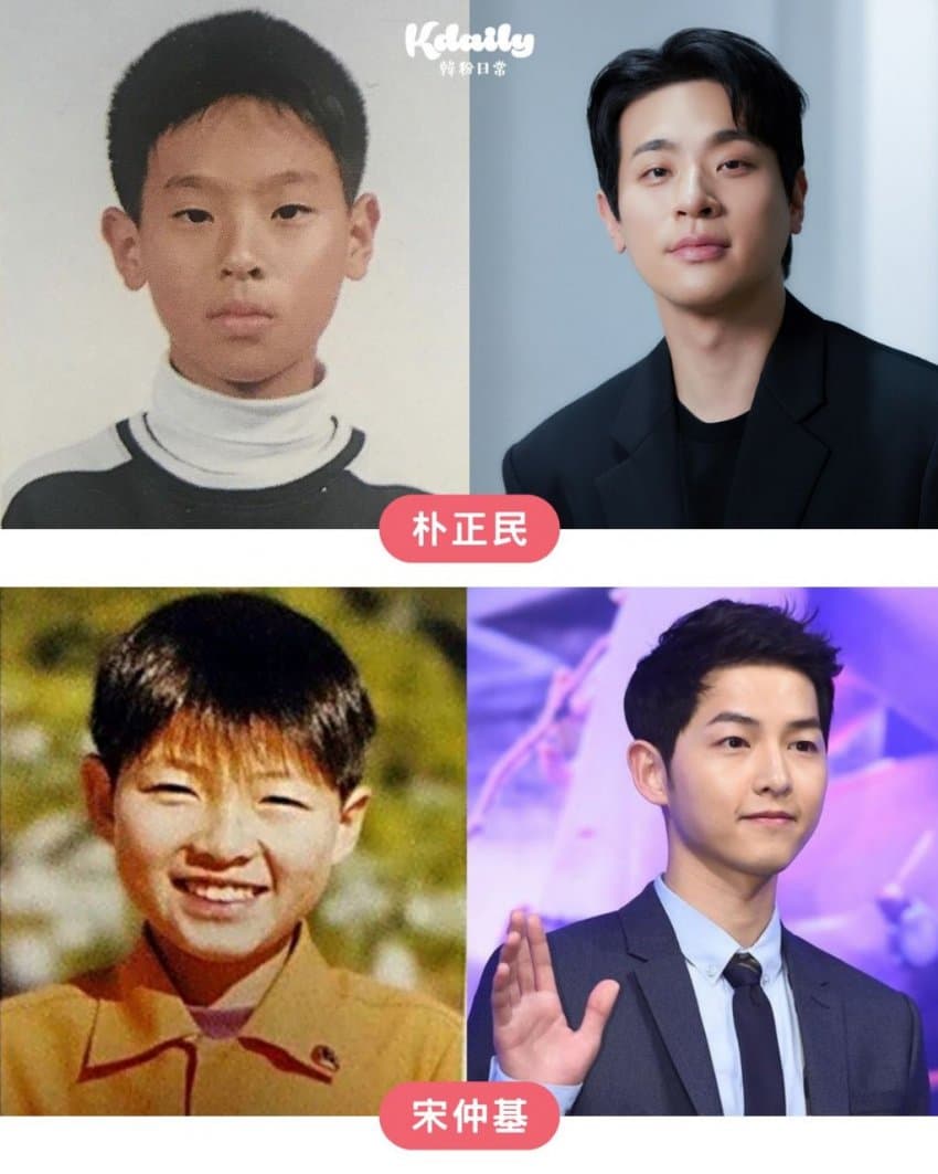 남자 배우들 어릴적 모습과 현재 모습 (12)