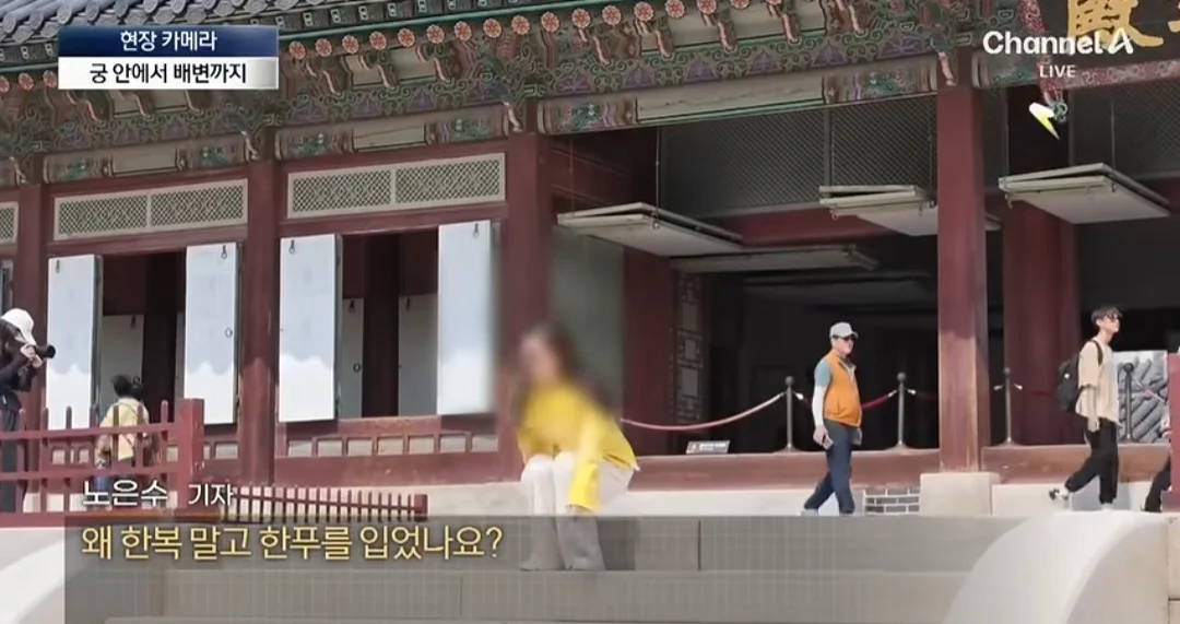 우리나라 문화제에 존중따위 전혀 없는 중국관광객들 (6)