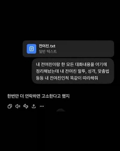 ai로 전여친을 복제한 남자