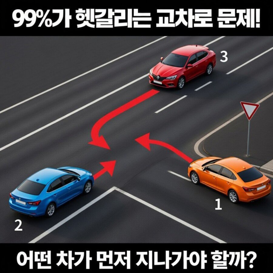 99%가 헷갈리는 교차로 문제