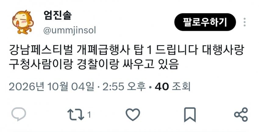 훌쩍훌쩍 지금 인파 미쳤다는 강남 페스티벌 (12)