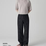 무탠다드 린넨 라이크 와이드 데님팬츠 슈퍼