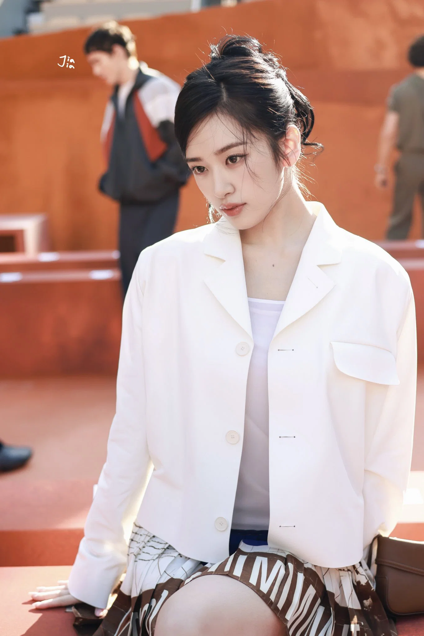오늘자 파리 라코스테 패션쇼 참석해서 비주얼 반응 좋은 아이브 안유진 (6)