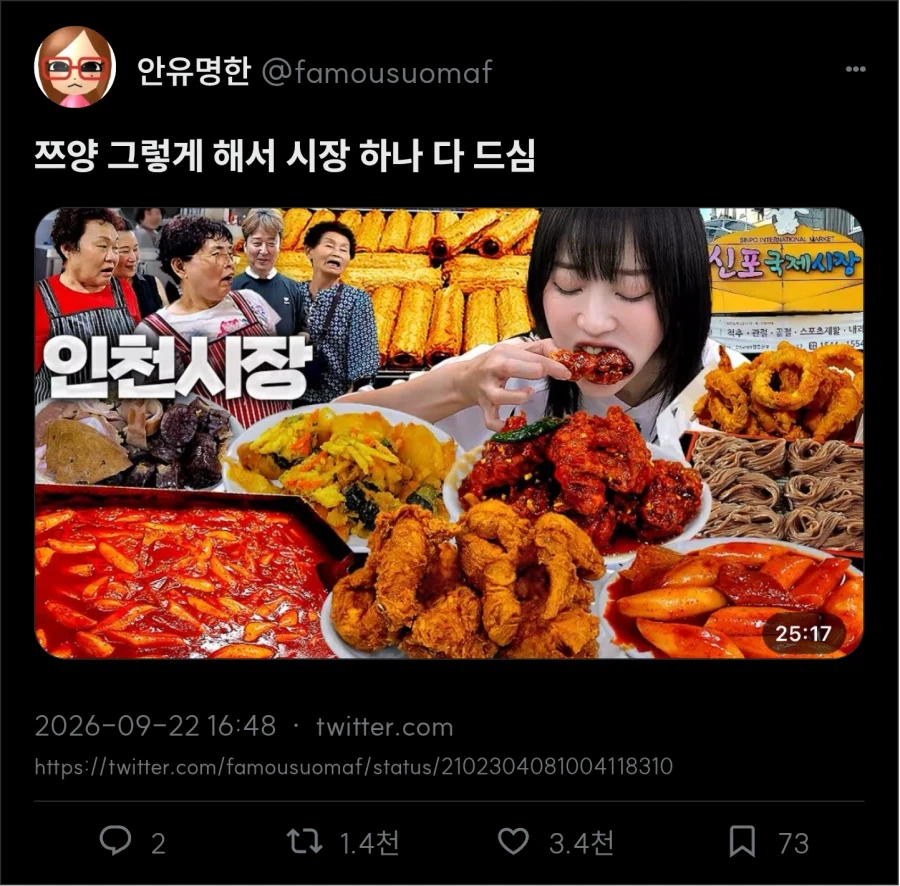 대식 컨텐츠가 막힌 쯔양의 차선책. (2)