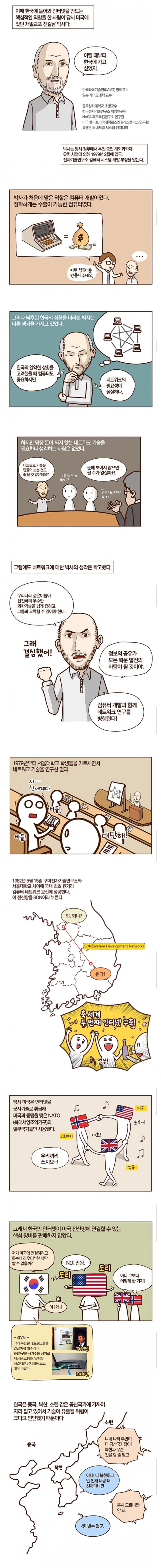 싱글벙글 세계에서 두번째로 인터넷을 구축한 나라.manwha (2)