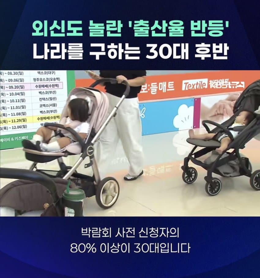 외신도 놀란 출생률 반등 나라를 구하는 30대후반 (2)