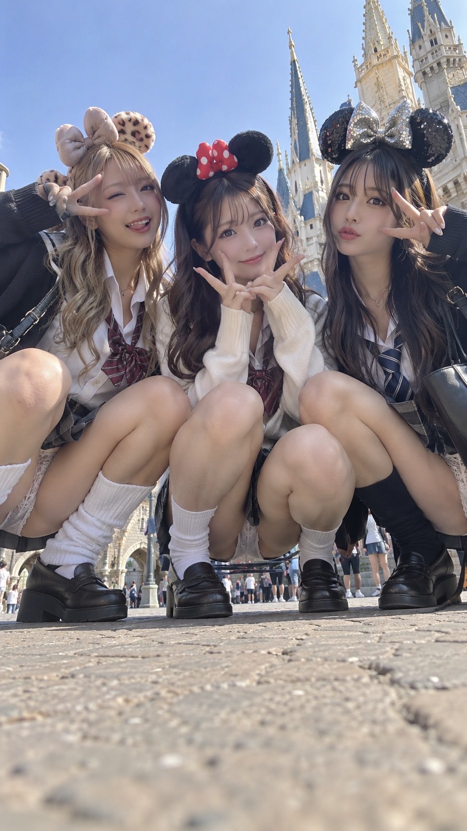 디즈니 랜드 놀러간 스시녀들 (2)