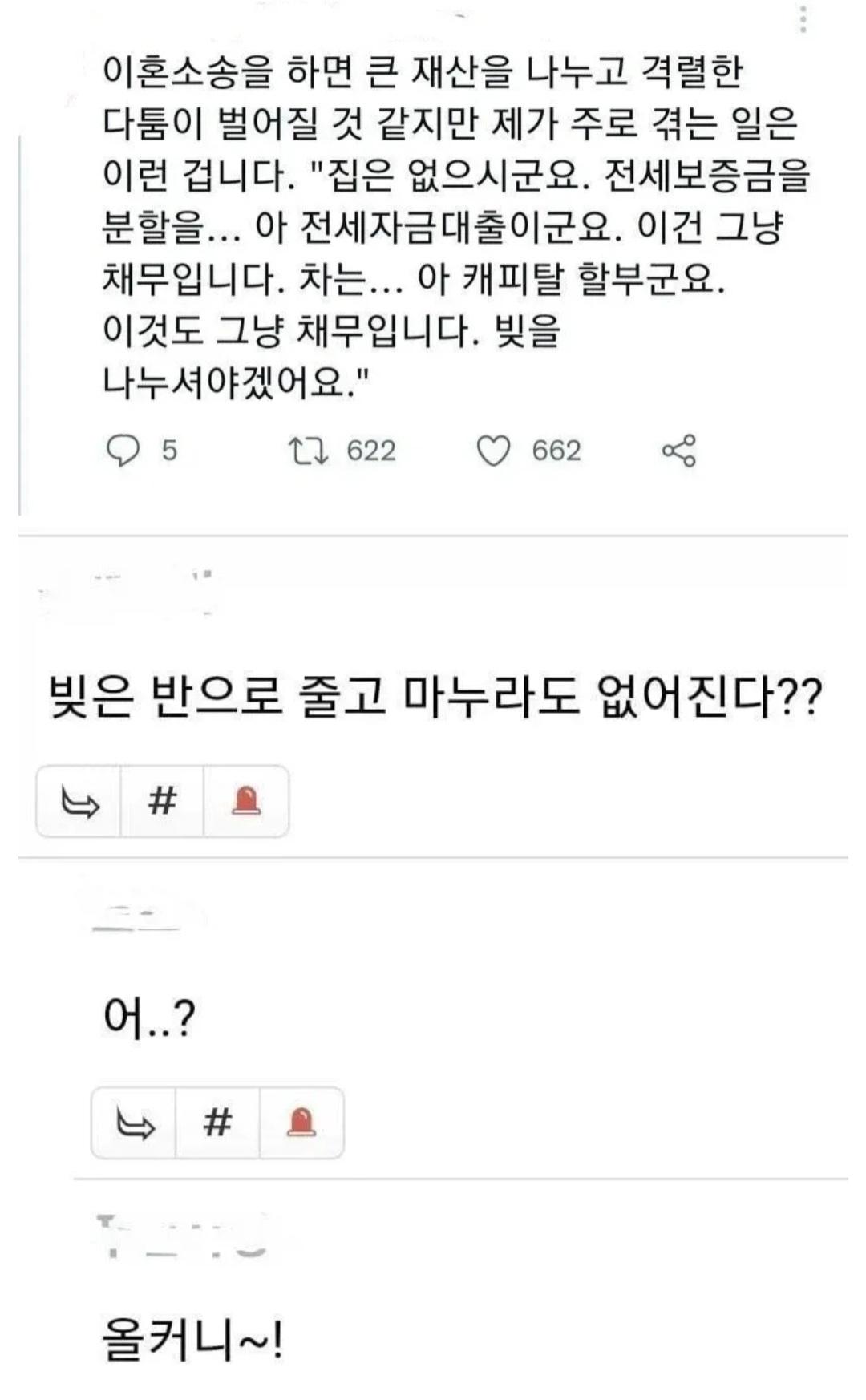 이혼하게 되면 마주하는 현실