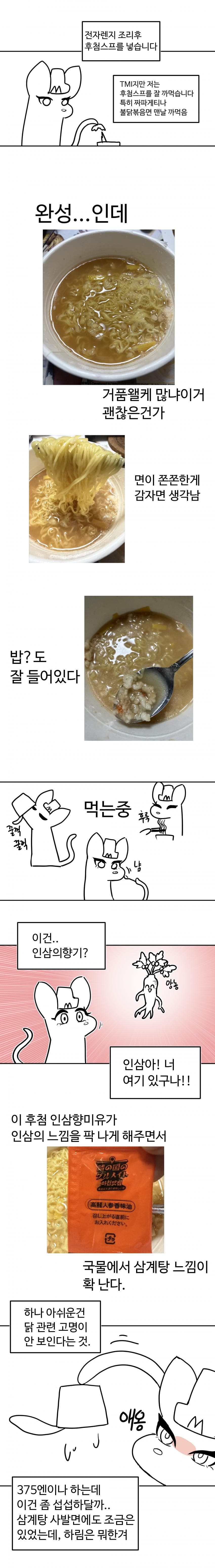 삼계탕 라면국밥 & 비빔막국수 리뷰 (3)