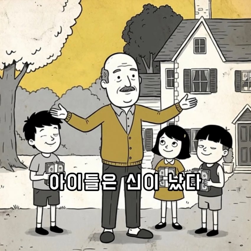 부자가 시끄러운 아이들에게 돈을 준 이유 (9)