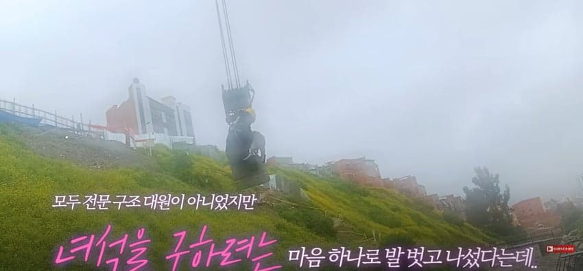불어난 급류에 강아지 구하러 뛰어든 남자 (17)