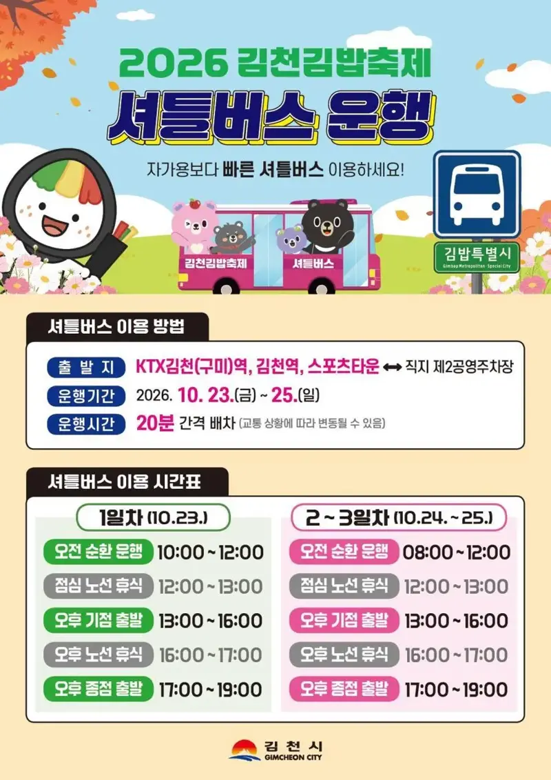 일 잘한다 하니 더 잘하는 김천김밥축제