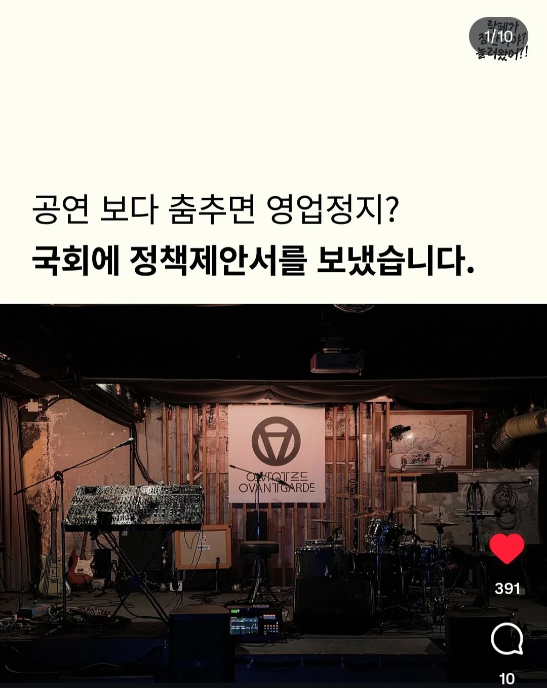 손님이 춤춰서 2개월 영업정지 맞은 라이브클럽.
