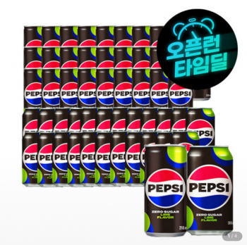 [지마켓] 펩시제로 라임향 210mlx30캔 + 355ml 24캔