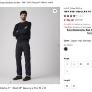 리바이스LVC 505 $88.19