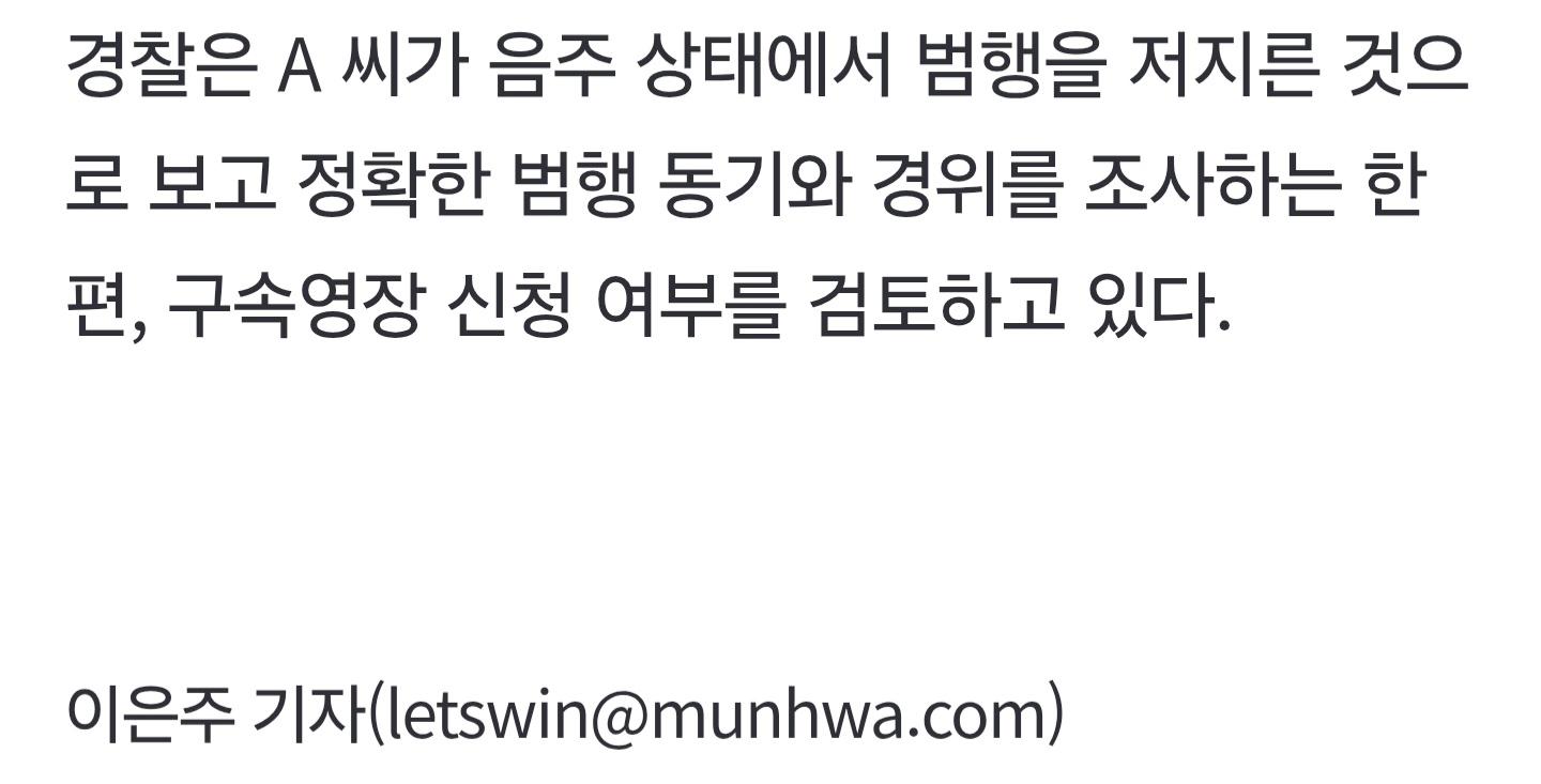 술 취한 30대 여성, 송파 다세대주택에 방화…8명 경상 (3)