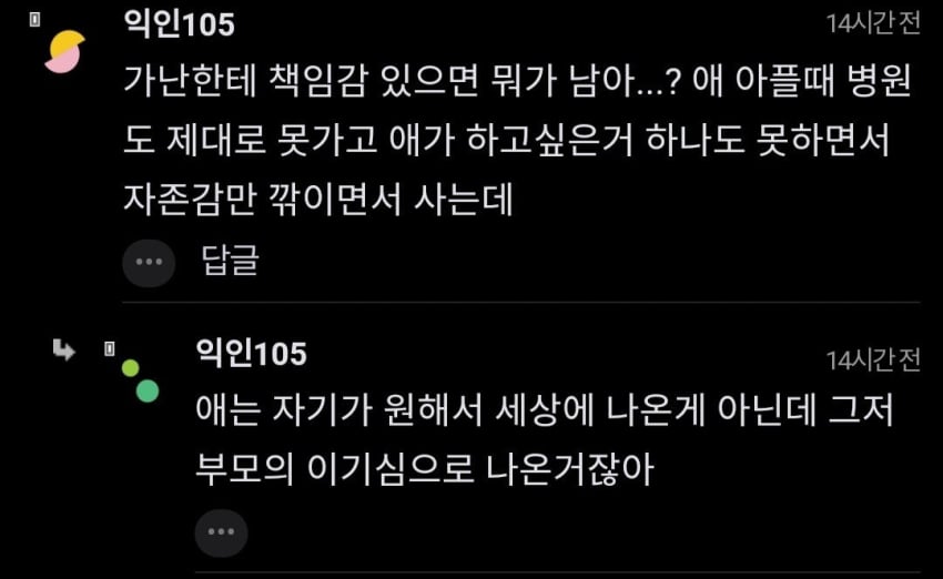 "가난하면 애낳지 말라는건 위험한거 아님?" (3)