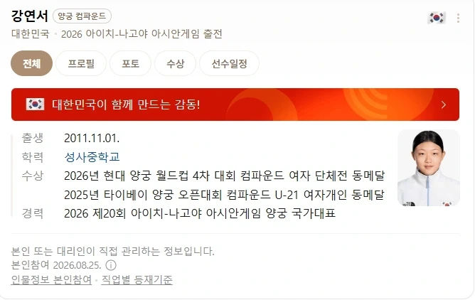 활 조가치 쏘는 한국
