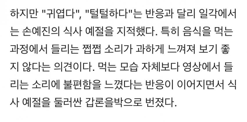 손예진 먹방에 상반된 반응 (36)