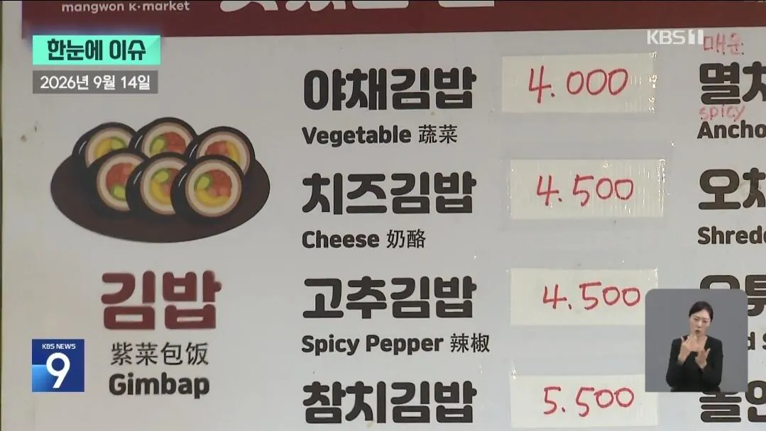 국민음식 '김밥'의 위기 ㄷㄷ (2)