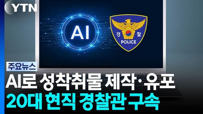 AI로 성착취물 유포 20대 현직 경찰관 구속 (2)