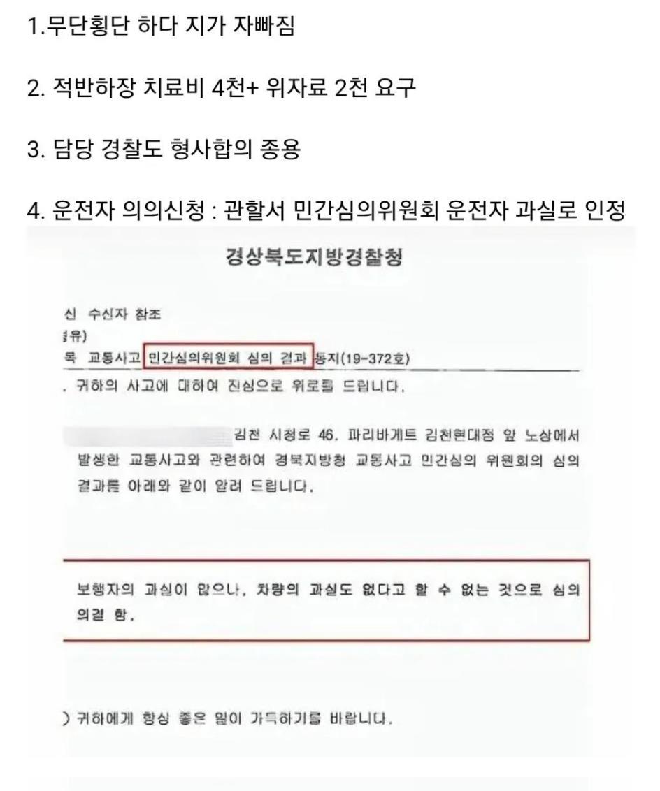 무단횡단 사고 레전드 (2)