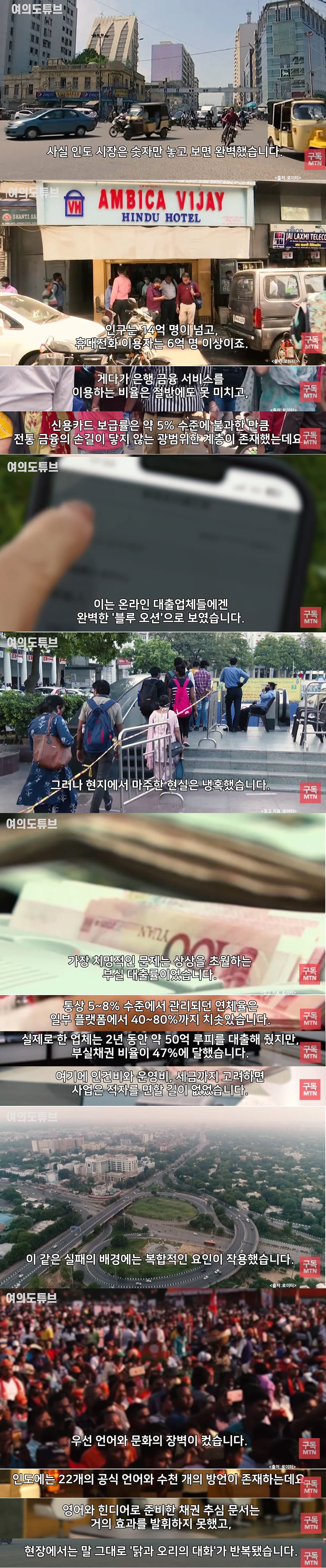 인도에 진출한 중국 대부업체가 싹 망한 이유