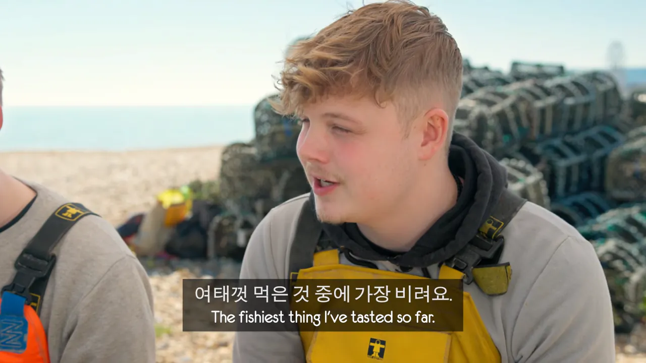 영국 골뱅이 어부들 입맛까지 낚아버린 생애 첫 골뱅이 무침! 7-1 screenshot.png 골뱅이 잡는 영국 어부들에게 한국 골뱅이무침을 먹여봤다 ㅋㅋㅋㅋㅋ