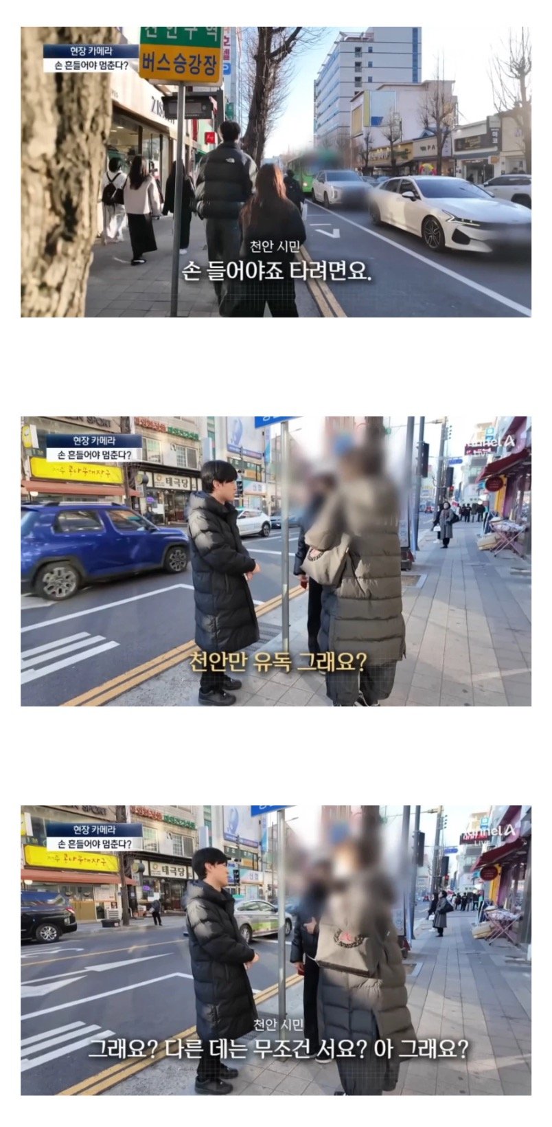 문화 충격에 빠진 천안 시민