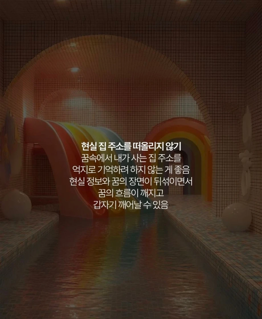 [스압] 자각몽을 꿀 때 해선 안 되는 행동들 (9)